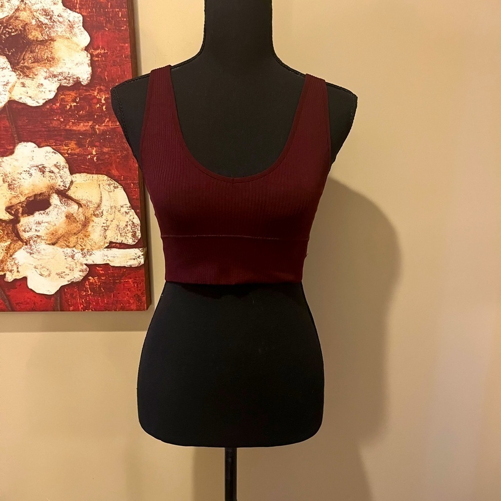 Aeropostale Simply Soft Maroon Bralette, size S